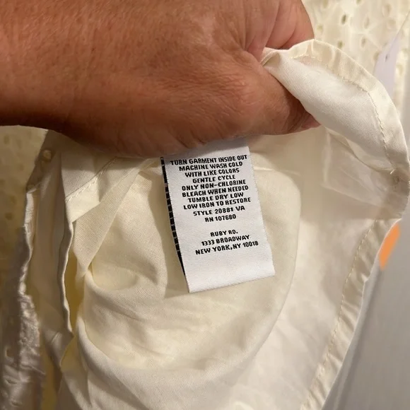 Ruby Rd eyelet dress - Picture 8 of 9